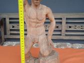 Sena medine 37 cm statulele "vyras" - nuotraukos Nr. 3