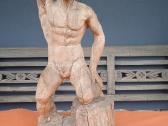 Sena medine 37 cm statulele "vyras" - nuotraukos Nr. 8