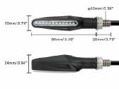 LED posūkių komplektas motociklui - nuotraukos Nr. 3