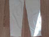 "h&m" baltos spalvos kelnes