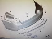 51127209920 Bmw galinio buferio apdaila - nuotraukos Nr. 2