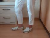 "h&m" baltos spalvos kelnes - nuotraukos Nr. 9