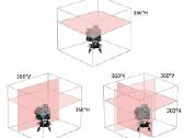 3D lazerinis 12 liniju, 360 laipsniu nivelyras - nuotraukos Nr. 4