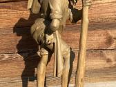 Vilniaus miesto simbolis Šv. Kristoforas medinė sk - nuotraukos Nr. 3