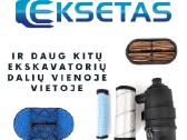 Filtrai hidraulikos, oro, tepalo, kuro.
