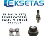 Mini ekskavatoriaus šoninės pavaros velenėliai
