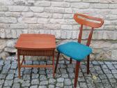 Vintažinis mid century tikmedžio staliukas - nuotraukos Nr. 3