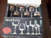 Čekoslovakiškos vyno taurės Mariana