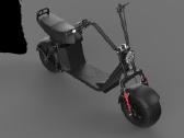 Elektrinis cioperis, motoroleris citycoco - nuotraukos Nr. 11