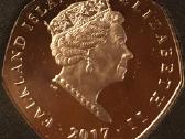 Moneta Falkland isl. 2017m. 50 pensu, cu-ni - nuotraukos Nr. 2