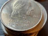 Vokietija 1972 Ddr Friedrich v. Schiller 20 Mark