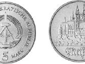 Vokietija 5 Mark Meissen Cathedral 1972 Katedra