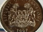 Moneta Sierra Leone 1997m. 1 dollar, cu-ni - nuotraukos Nr. 2