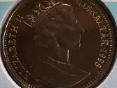 Moneta Gibraltar 1998m. 1 krona, cu-ni - nuotraukos Nr. 2