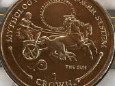 Moneta Gibraltar 2001m. 1 krona, cu-ni