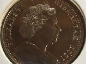 Moneta Gibraltar 2001m. 1 krona, cu-ni - nuotraukos Nr. 2