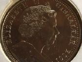 Moneta Gibraltar 2001m. 1 krona, cu-ni - nuotraukos Nr. 2