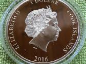 Moneta Cook isl. 2016m. 1 dollar, cu-ni - nuotraukos Nr. 2