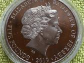 Moneta Guernsey 2019m, 5 svarai, cu-ni - nuotraukos Nr. 2