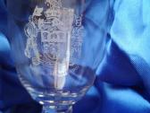 Rowton Crystal graviruota taurė