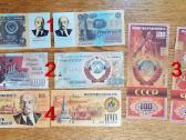 Suvenyriniai Rusijos Banknotai su Leninu