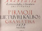 Pirmoji lietuvių kalbos gramatika - nuotraukos Nr. 3