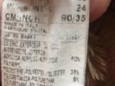 Rudas benetton paltukas/striukytė su dibtinu kaili - nuotraukos Nr. 3