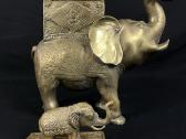 Žalvarinė dramblio skulptūra - nuotraukos Nr. 7
