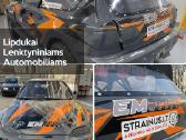 Automobilių ir ofisų reklamos klijavimas