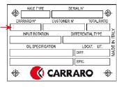 Carraro tiltų dalys Carraro detalės, Carraro dalys - nuotraukos Nr. 2