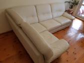 Natūralios odos kampinė sofa - nuotraukos Nr. 2