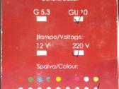 LED lemputes Gu10 Terralux 3x1w-220v - nuotraukos Nr. 3