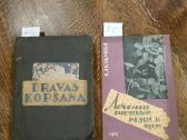 Senos1948 m.ir1965 m. latviška ir rusiška knygos.