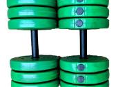 Reguliuojamo svorio hantelių rinkinys 30kg (30mm) - nuotraukos Nr. 3