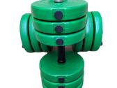 Reguliuojamo svorio hantelių rinkinys 30kg (30mm) - nuotraukos Nr. 2