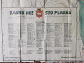Kauno miesto planas 1100x800 su reklamomis - nuotraukos Nr. 6