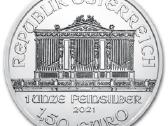 Sidabrinė moneta Philharmoniker, Austrija 2021 - nuotraukos Nr. 2