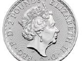 1 oz sidabrinė moneta Britannia, D. Britanija 2021 - nuotraukos Nr. 2