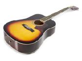 Max Solojam akustinė gitara sunburst - rinkinys - nuotraukos Nr. 5