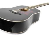 Max Solojam akustinė gitara juoda - rinkinys - nuotraukos Nr. 6
