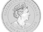 1 oz sidabrinė moneta Tigro Metai, Australija 2022 - nuotraukos Nr. 2