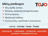 Lietuva - Danija - Lietuva. Kroviniai, siuntos.