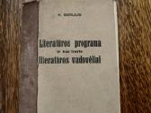 1933 m.literaturos programa