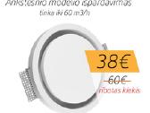Ergovent priglaistomi oro srauto difuzoriai