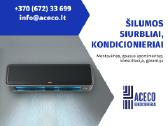 Kondicionieriai, Šilumos siurbliai, montavimas