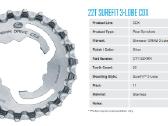 Gates Carbon Drive Cdx priekinė/galinė žvaigždutės - nuotraukos Nr. 8
