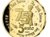 5 eur auksinė moneta Mažasis princas, Prancūzija 2 - nuotraukos Nr. 2