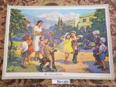 Plakatai piešiniai 1970metai,laiškadežė. - nuotraukos Nr. 21
