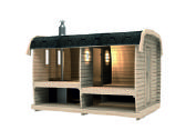 Kvadratinė sauna pirtis 3m - nuotraukos Nr. 4