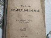 1919 m. Trumpa lotynų kalbos sintaksė